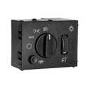 Headlight Switch Headlamp Dimmer Switch with Green LED Backlight | Fits 2003-2007 Chevy Silverado 1500 2500 3500 Suburban Tahoe Avalanche GMC Sierra Yukon Cadillac Escalade | Replaces#15194803 D1595G