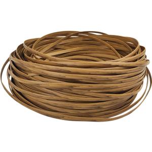 Feyart 40m/131ft 7mm Light Wood Wicker Repair Kit, PE Rattan Repair Kit for Wicker Chair Fixing, Patio Furniture Repair