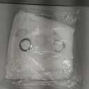 Extra Long Sheer Curtains, Light Filtering High Ceiling Drapes, 2 Story Curtains for Living Room and Loft(1 Panel, White, 52"x192")