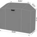 Monument Heavy Duty Gas BBQ Grill Cover,62-inches for Grill Models Denali 405 and Denali 425, 77352, SKU 96083