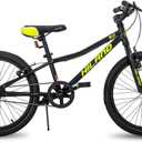HILAND 20 Inch Kids' Bicycles Mountain Bike for Boys, Girls 5+ Years Old, Single Speed Kids Bicycles with Dual Handbrakes, Child Bike | Kids Bicycles, Dual Handbrakes, Kickstand