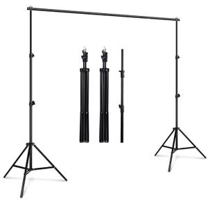 Backdrop Stand Fully Adjustable Frame Stand for Backdrop for Studio photography Tripod frame for Stage Back Decoration Stand Chromakey Green Screen Stand