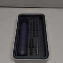 HOTO Electric Screwdriver Kit, Upgraded 1/4'' Hex 25 Bits, Magnetic Lid, Rechargeable Cordless Screwdriver, 3 Torque Settings, 1500mAh Battery, LED Light, Ideal for Assembling Furniture, Home Repair