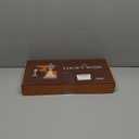 15'' Walnut Chess Set with Storage Board for Adults & Children, 2 Players