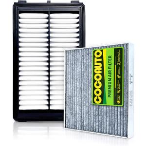 (2.5L Gas) COCOAUTO Engine & Cabin Air Filter Kit for Tucson (2022-2026), NOT FOR HYBRID, Santa Fe/Sorento (2021-2026), Sonata (2024-2026), fits Sportage 2023-25, 28113L1000, 28113N9000, PA99540