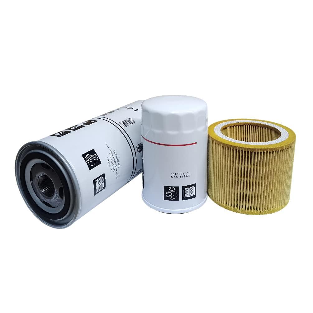 2901091900(1622087100+1513033701+1613900100) Filter Kit Compatible with Air Compressor Filter Replacement Kit 2901-0919-00 2901091900(1622087100+1513033701+1613900100) Filter Kit Compatible with Air Compressor Filter Replacement Kit 2901-0919-00