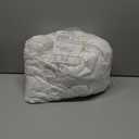 Asee'm 10x8FT Ivory Backdrop Curtains for Parties, Polyester Photo Fabric Curtain Backdrop Drapes for Birthday Wedding Party Decor Background Photography with Rod Pocket, 5x8FT, 2 Panels