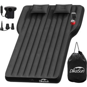 Tesla Model Y Mattress: Inflatable Camping Bed Air Mattress for Model Y, Thickened Travel SUV Sleeping Pad with Car Air Pump 2 Pillows (Tesla Model Y Mattress, Black)