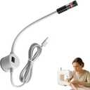 Magnetic Positioning Quilting Light for Sewing Machine, Sewing Red Guide for Straight Stitching, Quilting Red Light with Crosshair, Adjustable Hands-Free Precision Sewing and Quilting Aid Tool