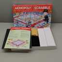 Monopoly Scrabble Game, Play in Under ONE Hour, Score Your Scrabble Word - Move Your Token, By Winning Moves Games USA, Mash-Up of 2 of the World's Greatest Games, 2 to 4 Players Ages 8+ (1250)