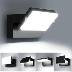 Dream Eeve 60W LED Outdoor Wall Lights 360Â° Rotatable Flood Lights Outdoor Modern Commercial Security 5000K IP65 Waterporof Wall Mounted Light for Garage Barn Porch