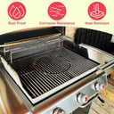 DcYourHome 65054 Warming Rack for Weber Genesis 300 Series (2007-2016), for Weber Genesis E310 E330 E320 S310 S330 S320 EP-330 EP-320 Grill Parts, Stainless Steel Warming Rack for Weber 81323 62749