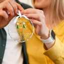 Friendship Glass Ornament for Women - Funny Friendship Ornament for Bestie, or Soul Sister, Unique Glass Christmas Tree DecorationA