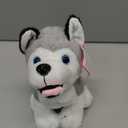 Athoinsu Light up Husky Dog Stuffed Animal Soft Glowing Plush Puppy Toy with Magic LED Night Lights Children's Day Birthday for Toddler Kids, 8''