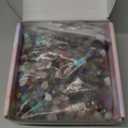 800Pcs+ (3lb) Gemstones and Crystals Set, 30Kinds+ Bulk Rocks and Minerals Science Kit,Rocks Collections for Kids,Tumbled Chips Crystals,Crushed Stones