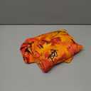 Armless Accent Chair Cover Stretch Removable Printed Maple Leaves Slipper Chair Slipcover Thanksgiving Decorations Furniture Protector for Living Room Bedroom Hotel