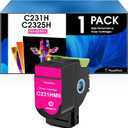 MasaiMara Magenta C231HM0 Compatible Toner Cartridges Replacement for Lexmark C2325dw C2425dw C2535dw MC2640adwe MC2535adwe MC2425adw MC2325adw Printer