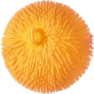 Orange Puffer Balls 7 Inch Stress Stretchy Sensory Ball Spiky Stress Relief and Sensory Stimulation for Fun Fidget Anxiety Game Classroom Prizes Party Favors (Orange)
