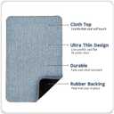 Bath Mat,Ultra Thin Bathroom Rugs,Rubber Bath Mats for Bathroom,No Slip Bath Rugs,Quick Dry,Machine Washable,Low Pile,Absorbent,Shower Outside,Sink,Home Decor Accessories.Blue,1'5"x2'3"(17x27inch)