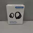 Ltinist Wireless Earbud, Bluetooh 5.4 Headphones Pure Bass Sound with Earhooks, 75H Battery in-Ear Sport Earbud with Dual-LED Display, IP7 Waterproof Earphones Built-in Microphone for Running, Red