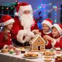 SOMOYA Santa Claus Costume for Men Christmas Santa Suit Deluxe Santa Outfit Plush Velvet 9 Pcs (X-Large, Burgundy)