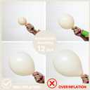 2 x PartyWoo Beige Balloons 140pcs Different Sizes of 18 12 10 5 Inch Cream Ivory Balloon Arch Kit Garland for Wedding Bridal Graduation Baby Shower Easter Birthday Tea Boho Party Decorations White-Q08