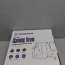 Westinghouse Heated Throw Blanket, Soft Flannel Sherpa Electric Throw with 6 Heating Levels & 2-10 Hours Auto Shut Off, Fast Heating & ETL Certification, Machine Washable, 50x60 Inch, Light Grey