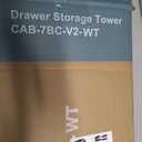 7 roomy fabric drawers, Fits TVs up to 45 inch, Bedroom or living room, Wide storage design, Chest of drawers