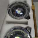 9 Inch LED Headlight Assembly, Round Hi/Lo Sealed Beam with White DRL Halo, Compatible with Jeep Wrangler JL/JLU 2018-2025, Gladiator JT 2019-2025, High Brightness Dual Beam Anti-glare Lens