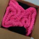 Jastore Photography Prop Baby Costume Cute Crochet Knitted Hat Cap Girl Boy Diaper Shoes Mouse (Pink)