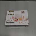 Wooden Makeup Toy Set for Girls - Pretend Play Makeup Kit for Toddlers 3-5 with Eyeshadow/ Mascara/ Perfume/ Blush/ Mirror/ Bag, Birthday Gifts for Girls Toys Kids Aged 3 4 5 6 7 8