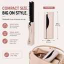 Cordless Hair Straightener Brush - Foldable - Travel Design