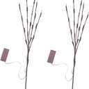 Cabilock 2Pcs Luminous Branches Light LED Decorative Branches for Night Light Home Decor Energy Saving Faux Branches Lighting Elegant Scene Light for Parties and Festivals