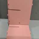 SpaceAid 4 Tier Rotating Bookshelf Tower, Spinning Bookcase Lazy Susan, Revolving 360 Book Shelf Storage Round Carousel, Vertical Rotate Turning Spiral Corner Organizer, Pink, 4 Tier, 50" H