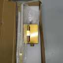 Gold Bathroom Vanity Light Fixtures - 30 inch Rotatable Modern 5CCT LED Vanity Lights for Bathroom Lighting Fixture Over Mirror Dimmable Bathroom Wall Sconce