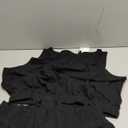 Trendy Queen Womens Summer 2 Piece Outfits Short Sets Matching Sleeveless Tank Top High Waisted Shorts with Pockets (Large, Black)