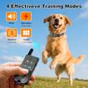 Wireless Dog Fence System, Electric Dog Fence with 3 Warning Modes, Waterproof Portable Perimeter Dog Collar, Portable Training Control 1300FT Range, Outdoor Safe Pet Containment System Black