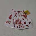 16 Pieces Halloween Crime Scene Decorations Kit Murder Mystery Dinner Party Game Supplies Includes Body Silhouette Crime Scene Tape Evidence Markers and Bloody Sticker Home for Crime Scene Party Decor