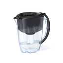 AQUAPHOR 7 Cup Ideal Water Filter Pitcher with 1 x B15 Filter | Reduces Chlorine & Heavy Metals | Fast Flow Water Filtration | BPA-Free & Dishwasher Safe | Improved & Filtered Water | Black