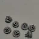 8Pcs Dishwasher Upper Wheel Assembly 611475 Replacement for Bosch Dishrack Upper Rack Wheel Replace# bsh-00611475 1559847 AH3477735 AH8727387 Grey (Upper Rack Wheel)