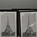 upsimples 11x14 Picture Frame Set of 5, Display Pictures 8x10 with Mat or 11x14 Without Mat, Wall Gallery Photo Frames, Black