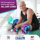 DR. BRACE ELITE Knee Brace with Size Stabilizer (2 Pack) Knee Brace for Women & Men, Workout, Sports, Daily Knee Compression Sleeve for Maximum Knee Pain Support & Fast Recovery (Galaxsis, Small) (S)