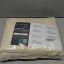 LuxClub 4 PC King Size Sheet Set Deep Pockets 18" Wrinkle Free Cooling Bed Sheets Machine Washable Hotel Bedding Silky Soft - Cream King