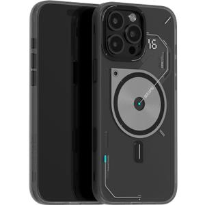 Aulumu A16 iPhone 16 Pro Max Magnetic Thermal Case | Updated Camera Control | IMD Technology | Compatible with Magsafe | Complete Wrap-Around | Touch Translucent Gray
