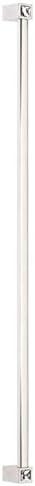 Alno CD718-18-PN Contemporary Crystal Modern Appliance Pull, Polished Nickel