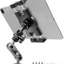 Aluminum Heavy Duty Drill Base Tablet Holder Car Mount Dashboard, 360 Adjustable 2-Stage Stand for 4.7-12.9" iPad Pro/Air/Mini/Samsung Galaxy Tab, for Car Truck Wall Desk Commercial Vehicle