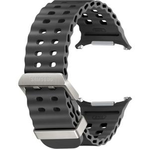 SAMSUNG Galaxy Watch Ultra Marine Band, Smartwatch Replacement Strap for Men and Women, One Click Attachment, ET-SNL70MBEGUJ, Dark Gray