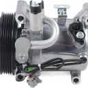 A/C Compressor w/Clutch Fit for Suzuki SX4 2007 2008 2009 Air Conditioning Compressor with Clutch for 9520080JA0 9520080JA0