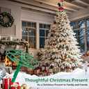 2Pcs Christmas Tree Topper Holder, Flat Base Holiday Universal Tree Topper Stabilizer, Green Support Rod with Adjustable attachments to stabilize Seasonal Treetop Ornaments (2, Small)