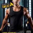 Men’s Sweat Vest - Boost Weight Loss with Increased Sweating & Compression Technology Sauna Vest for Men 6XL